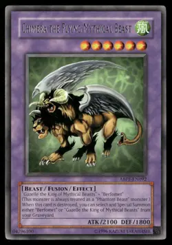 Chimera the Flying Mythical Beast Absolute Powerforce ABPF-EN092 Rare Yugioh LP - Image 1