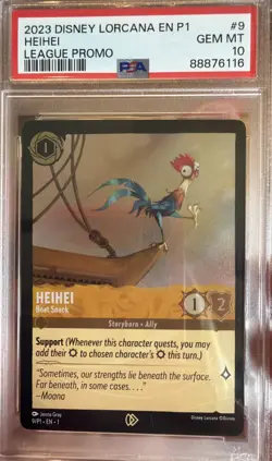 Heihei - Boat Snack 9 Disney Lorcana Promo Cards Cold Foil - Image 1