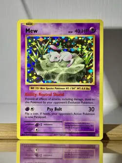 Pokemon XY Evolutions Mew 2016 Holo Card 53/108 Near Mint Condition - Image 2