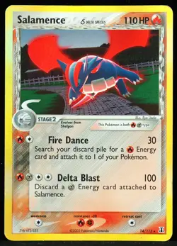 Salamence #14/113 Delta Species NM-/VLP Pokemon Card - Image 1