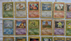 Vintage Pokemon TCG lot of 38 Base Set cards Pidgeotto Item Finder no duplicates - Image 2