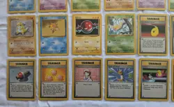 Vintage Pokemon TCG lot of 38 Base Set cards Pidgeotto Item Finder no duplicates - Image 4