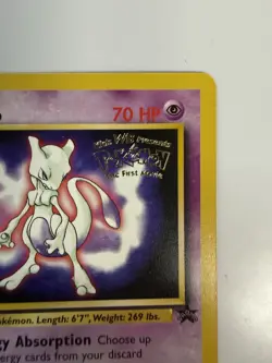 2000 Pokemon Mewtwo Movie Promo 03/53 Wotc Promo Regular Trading Card Game TCG - Image 3