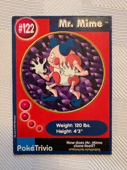 Pokemon Mewtwo Strikes Back Scene Cards - Mr. Mime #122 - Image 2