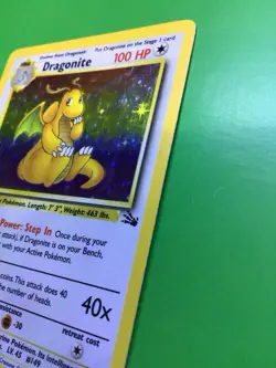 1999 Pokemon Dragonite 4/62 Holo Rare card - Image 3