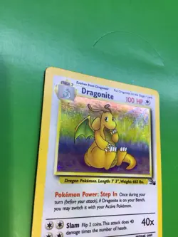 1999 Pokemon Dragonite 4/62 Holo Rare card - Image 5