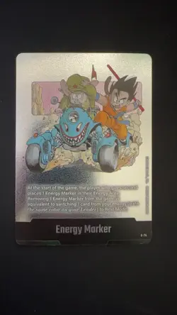 Son Goku Dragonball Super Card Fusion World Manga Booster 02 ENERGY MARKER E-74 - Image 1