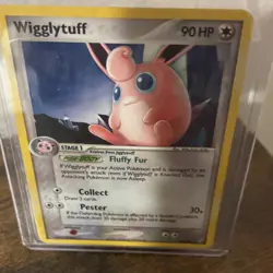 Pokemon Wigglytuff EX Crystal Guardians Holo Rare 13/100 90 HP Pester Card - Image 2