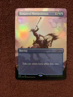 Temporal Manipulation Secret Lair Foil NM+ Unplayed Magic The Gathering MTG Card - Image 1