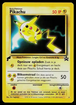 Pokemon Card - Pikachu Dutch World Collection Black Star Promos 4 Promo - Image 1