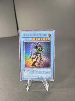Black Luster Soldier SYE-024 Starter Deck Yugi Evolution Ultra Rare 1996 YuGiOh - Image 1
