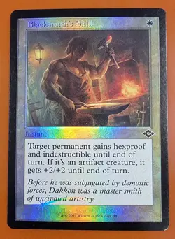 1x Blacksmith's Skill (LP) | FOIL Retro | Modern Horizons 2 | MTG Magic Cards - Image 1