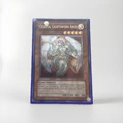 YuGiOh! Celestia, Lightsworn Angel LODT-EN024 ULTIMATE RARE NEAR MINT - Image 1