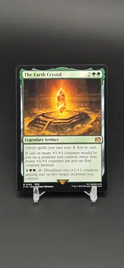 The Earth Crystal Magic the Gathering (MTG) Final Fantasy Rare #0184 - Image 1