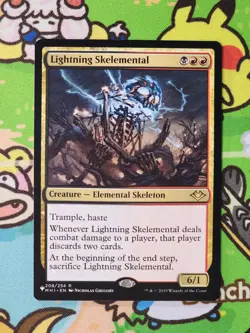 Lightning Skelemental The List Reprints Magic Gathering MTG LST - Image 1