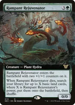 Rampant Rejuvenator (Extended Art) 70 Rare Commander: Kamigawa: Neon Dynasty NM - Image 1