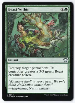 Beast Within 263 Commander: Secrets of Strixhaven - Image 1