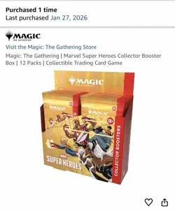 Magic: The Gathering Marvel Super Heroes - Collector Booster Box PREORDER - Image 1