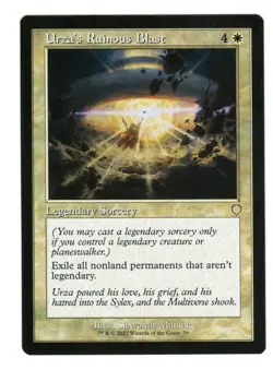 MTG Urza's Ruinous Blast Retro Frame 79 Commander Brothers War Magic Gathering - Image 1