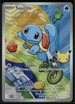 2026 Pokemon MEP EN Squirtle First Partner Illustration Collection #039 - Image 1