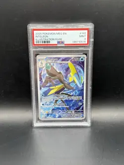 2025 Pokemon Mega Evolution Inteleon Illustration Rare Psa 9 - Image 1