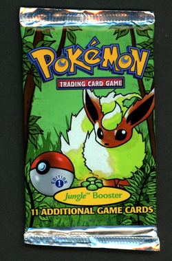 1999 Pokemon 1st Ed. Jungle Flareon Pack Art - Factory Sealed - No Holo/Light - Image 2