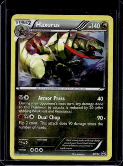 2011 Pokemon BW Black Star Promos Haxorus #BW57 - Image 1