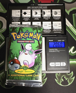 1999 Pokemon 1st Ed. Jungle Wigglytuff Pack Art - Factory Sealed -No Holo/Light - Image 1