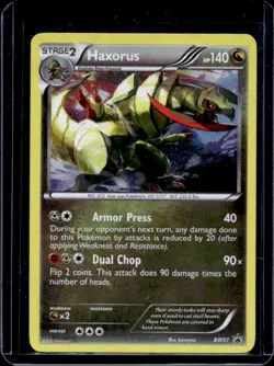 2011 Pokemon BW Black Star Promos Haxorus #BW57 - Image 1