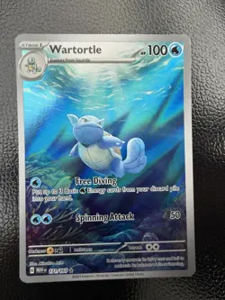 Pokemon 2023 Squirtle, Wartortle, Blastoise EX Scarlet & Violet 151 IR/SIR Set - Image 4