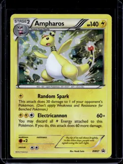 2011 Pokemon BW Black Star Promos Ampharos #BW67 - Image 1