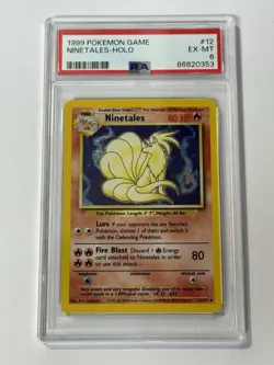 Pokemon Ninetales 13/102 Base Set Holo - Image 1