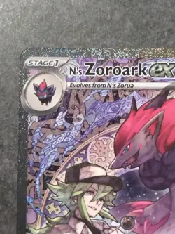 Pokemon Ascended Heroes N’s Zoroark Ex 286/217 Special Illustration Rare - Image 2