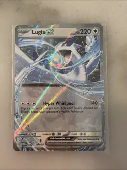 2025 Pokemon Prismatic Evolutions Double Rare Holo Lugia EX 082/131 - Image 1