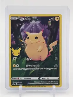 PIKACHU 2021 POKEMON CELEBRATIONS CLASSIC COLLECTION RARE C 005/025 Q7119 - Image 1