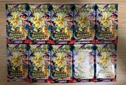 Pokemon TCG Ascended Heroes NEW/SEALED Booster Packs Bundle X10 PACKS - Image 1