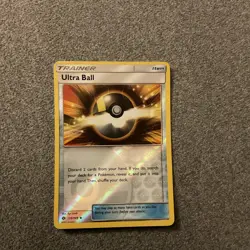 Ultra Ball 135/149 SM Base Set Uncommon Reverse Holo Pokemon TCG nm - Image 1