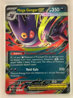 Mega Gengar ex 125/217 Double Rare Ascended Heroes Pokemon NM - Image 1