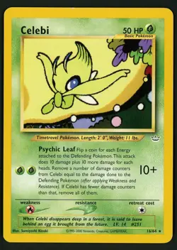 Celebi MP 16/64 - Rare Neo Revelation - Pokemon - Image 1