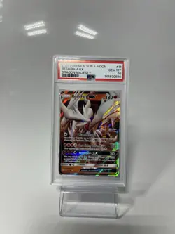 2018 POKEMON SUN & MOON DRAGON MAJESTY #11 RESHIRAM GX PSA 10 - Image 1