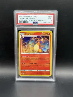 2020 Pokemon Charizard Vivid Voltage Cracked Ice Holo Psa 9 - Image 1