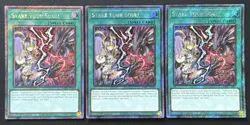 2026 YUGIOH RARITY RA05 1ST ED PLATINUM SECRET RARE STAKE YOUR SOUL X3 NM - Image 1