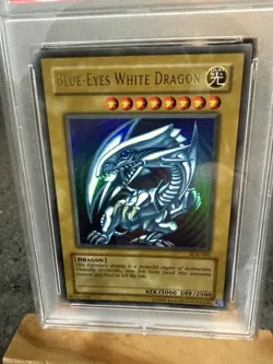 2002 SDK-001 Yugioh Blue Eyes White Dragon #001 PSA 6 New Cert - Image 5