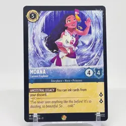 Disney Moana-Curious Explorer 155/204 WINTERSPELL Legendary Lorcana Card - Image 1