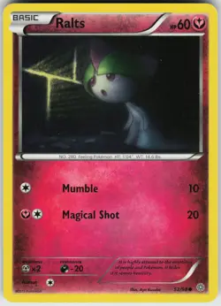 Pokemon Ralts 52/98 XY - Ancient Origins Normal card - Image 1