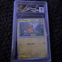Pokemon Pawmi TCG Sv02 Paldea Evolved Card 074/193 Near Mint Cosmo Holo - Image 4