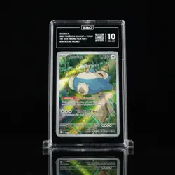 Snorlax Scarlet & Violet 151 Black Star Promo #051 Pokemon Card TAG 10 Gem Mint - Image 1
