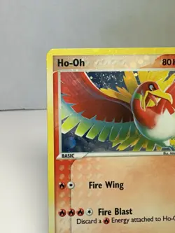 Ho-Oh 1/17 Promo POP Series 5 Holo Rare Vintage Ex Era Pokemon Card MP BLEED - Image 3