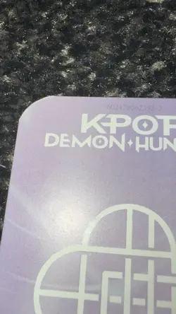 Zoey KPOP DEMON HUNTERS Mini Photo Card - Image 4