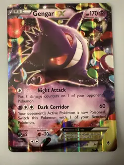 Gengar EX 34/119 Rare Jumbo Promo Card Oversized 2014 Pokemon TCG - Image 1